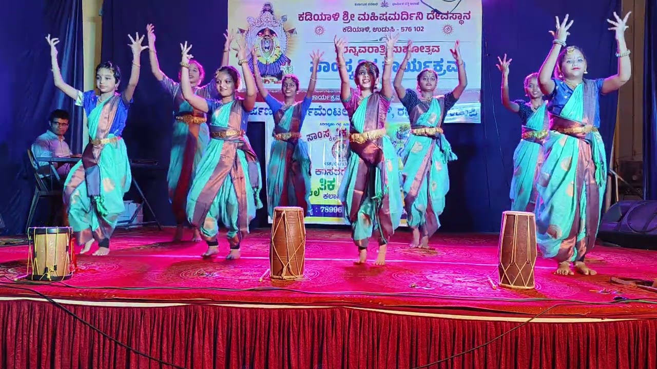 Folk Fusion Dance ಜಾನಪದ ನೃತ್ಯ Navaratri festival 