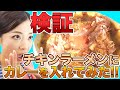 【検証】チキンラーメンにカレーを入れてみた！《もんこ》