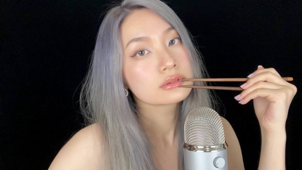 ASMR Chopstick Noms Mouth Sounds