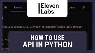 How to Use Elevenlabs API in Python