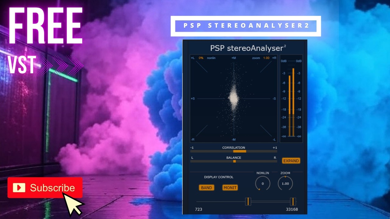 NEW Update! FREE Stereo Analyzer Plugin by PSP AudioWare