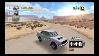 Cars: Mater-National Championship (Wii) - Playable Yuri on Radiator Cap Circuit