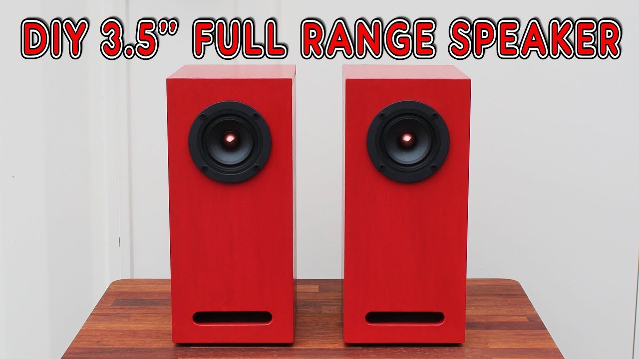 DIY Dayton Audio PS95-8 Full Range Speaker - YouTube