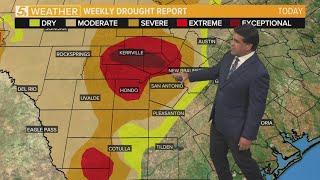 Here's how much recent rain provided relief to drought conditions in San Antonio
