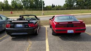 2003 V6 Mustang Vs 1988 Firebird 305 Tpi Rev Battle
