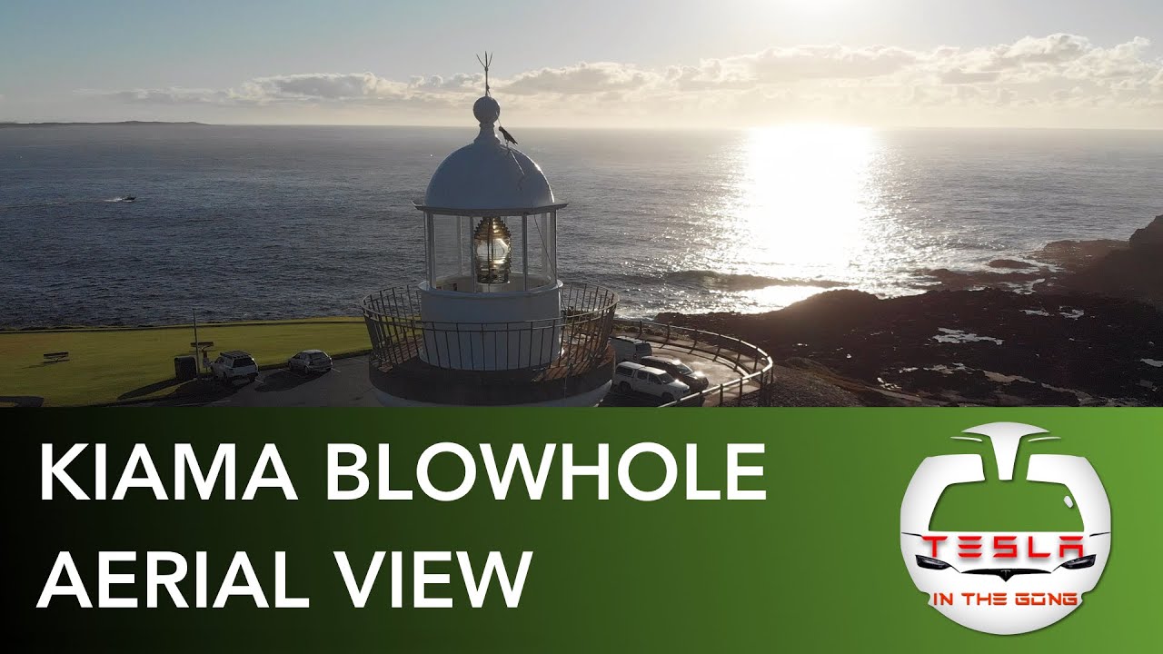 Kiama Blowhole Aerial View | NSW | Australia | Dji Mavic Air | 4K | Tesla in the Gong |