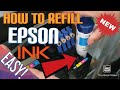 HOW TO REFILL INK IN AN EPSON ECOTANK! [ET-2750]