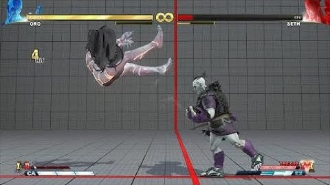 STREET FIGHTER V Oro stun combo reset setup