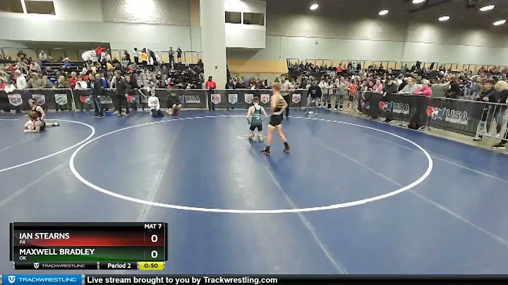 87 Lbs Cons. Round 6 - Ian Stearns, PA Vs Maxwell ...