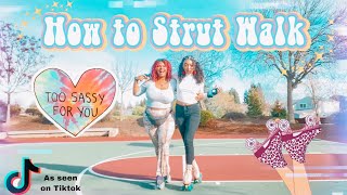 HOW TO STRUT ON SKATES | Tiktok “sexy” walk | backwards walk | Sexy skate | Strut walk on wheels