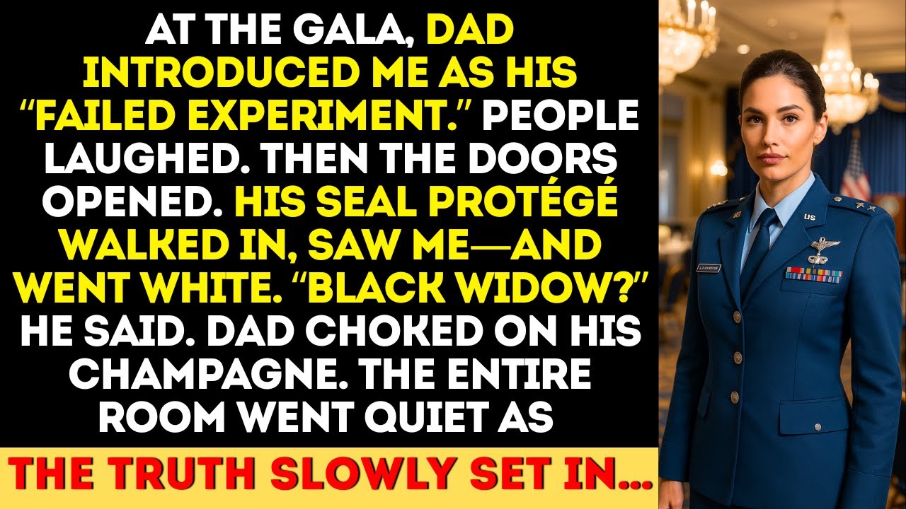 My Father Mocked Me in Front of 200 Guests — Then His SEAL Protégé Whispered, “Black Widow?”