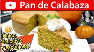 PAN DE CALABAZA? | Vicky Receta Facil