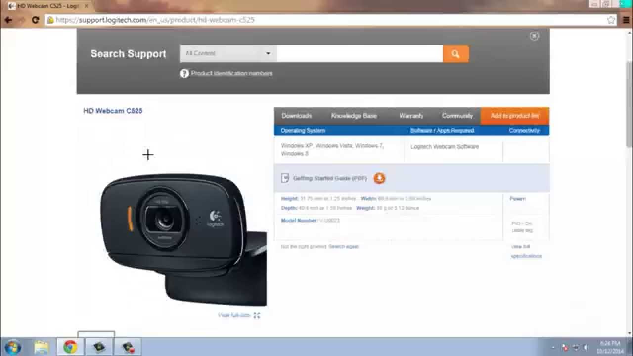 how to install driver for undetected webcam windows 10