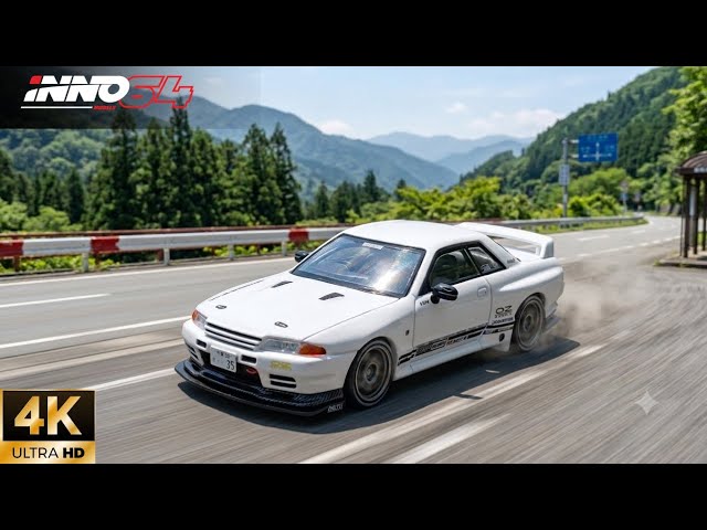 INNO MODEL 1/64 TOP SECRET VR32 GT-R WHITE - YouTube