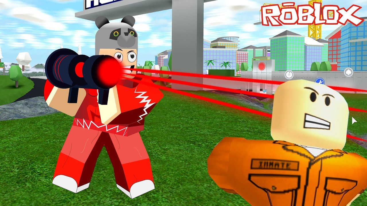 Ozel Super Kahraman Silahi Aldik Panda Ile Roblox Mad City Youtube - hero papi roblox