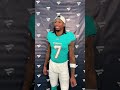 Jaws theme music is wild 🦈 😂 @MiamiDolphins @NFL @nflpa