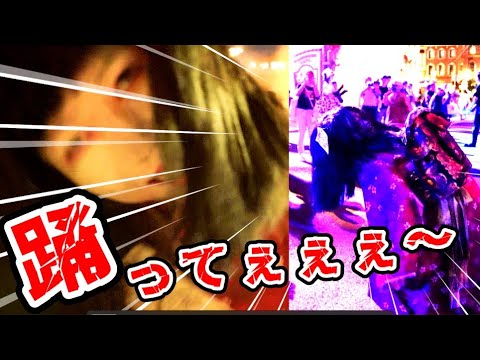 【4K】【タイプ・激】日本人形ゾンビのゲストサービスとAdo「唱」パフォーマンス！USJ ハロウィーン・ホラー・ナイト『ゾンビ・デ・ダンス』2023