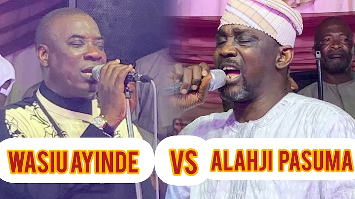 SEE HOW WASIU ALABI PASUMA DRAGGED THE MICROPHONE FROM WASIU AYINDE ON STAGE TO SING 