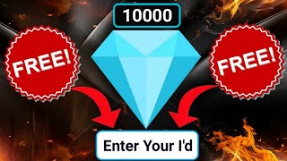 How To Get Free Diamonds In Free Fire || Get 100000 Free Diamonds In Free Fire || 100% Working Trick