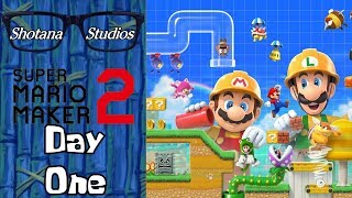 Day 1 Courses | Super Mario Maker 2 Gameplay | Shotana Studios