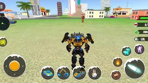 Snow Excavator Transform Robot Games - Android Gameplay