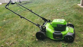GreenWorks 48v (24v+2) Brushless Self-Propelled Lawn Mower Update