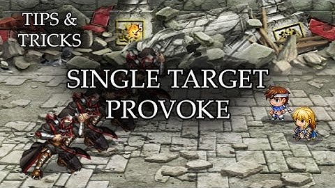 Tips & Tricks - Single Target Provoke - RPG Maker MV