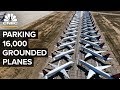 How Airlines Park Thousands Of Planes