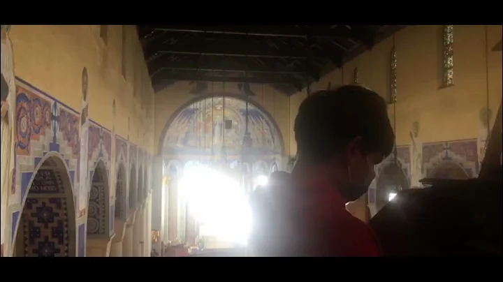 Alex Bushey play the St Mary's Catholic Church pip...