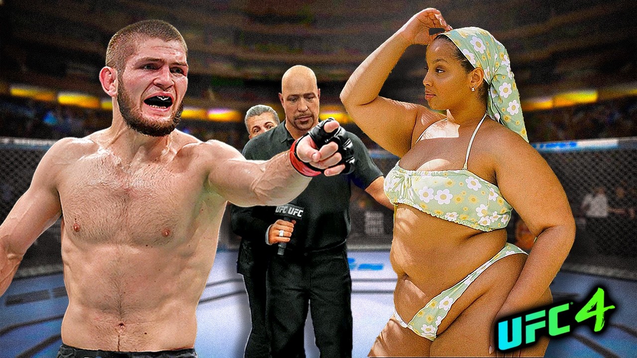 Хабиб Нурмагомедов против Афро Доярки (EA Sports UFC 4)