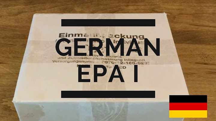 German EPA Type I   (International Review and Taste Test)