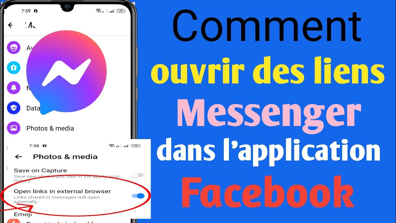 Comment ouvrir des liens vidéo Messenger dans l'application Facebook