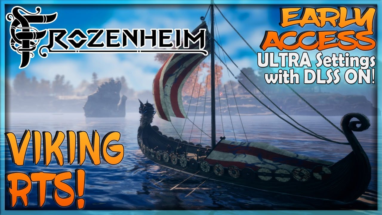 FROZENHEIM Gameplay - Ultra settings with Nvidia DLSS - Early Access Viking RTS Game Steam | ENG HD