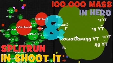 AGARLY - Splitrun in SHOOT IT+100k in HERO