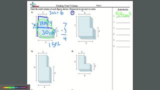 Finding Total Volume