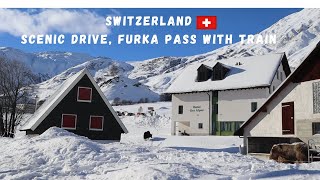 The Best Scenic Train Ride in the Alps -Furka Pass Drive
