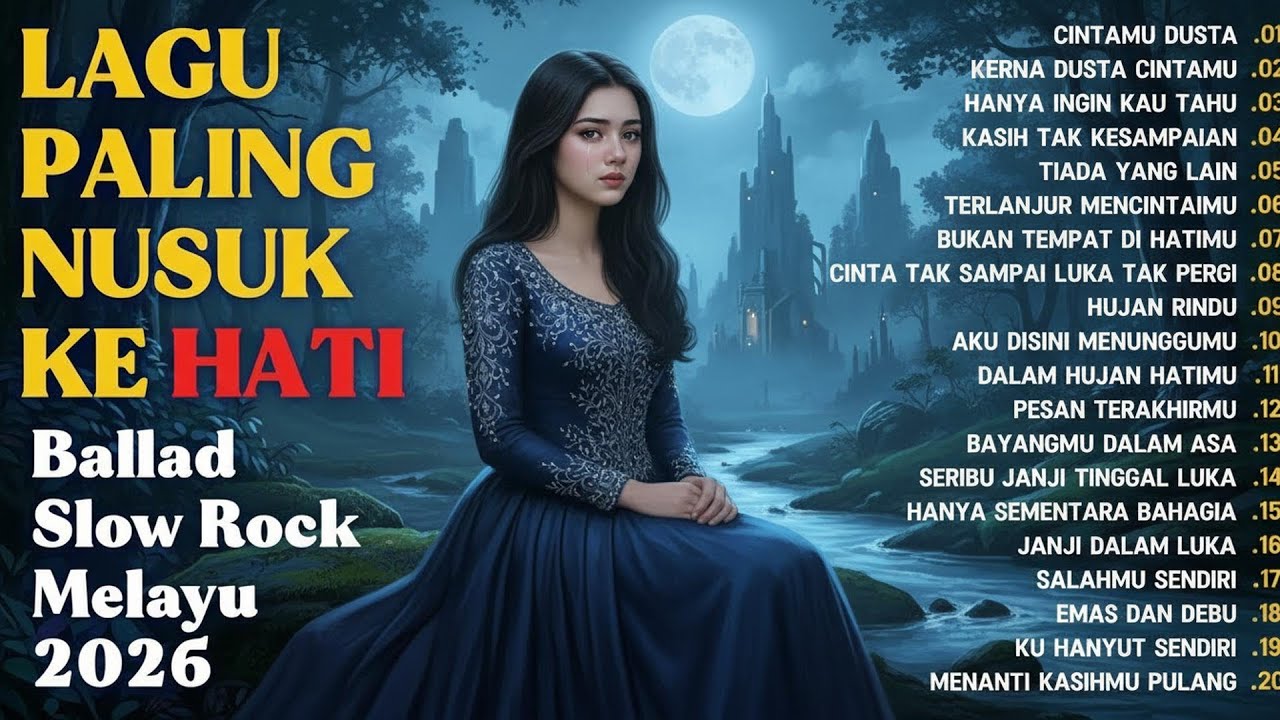 LAGU BIKIN NANGIS 😭 | LAGU SEDIH PATAH HATI 💔 BALLAD SLOW ROCK TERBARU 2026 – Cintamu Dusta