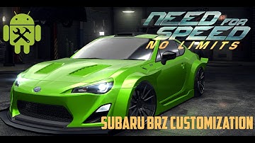 NFS No Limits | Subaru BRZ Customization | Gameplay [Android/iOS]