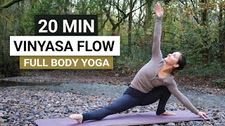 20 Min Vinyasa Yoga Flow | Full Body Yoga for Strength & Flexibility