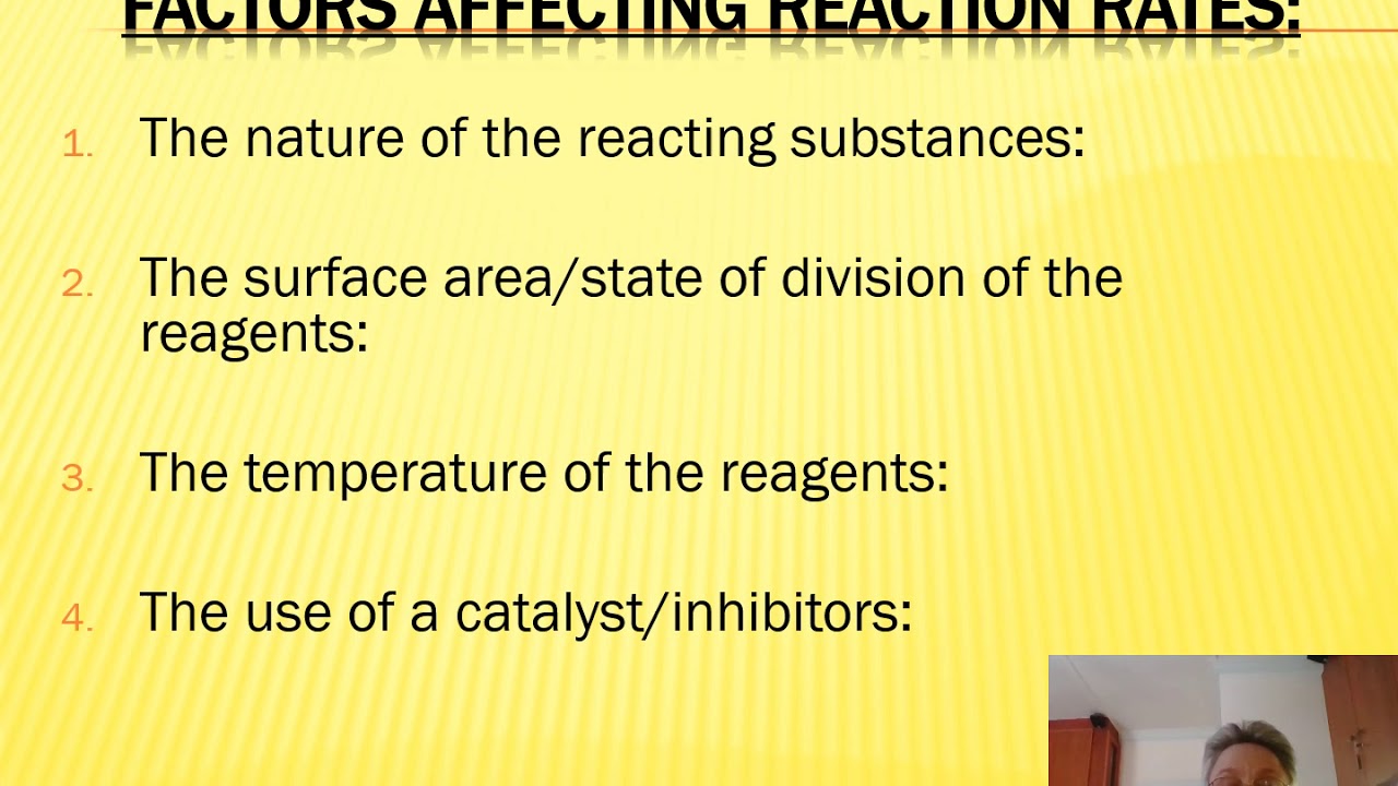 Rates Of Reactions Exam Questions