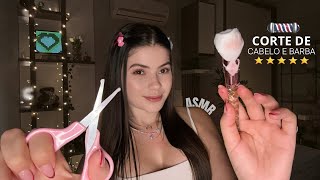 ASMR BARBER SHOP ✂️ Haircut and Beard 💈🪒 screenshot 3