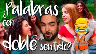 PALABRAS CON DOBLE SENTIDO