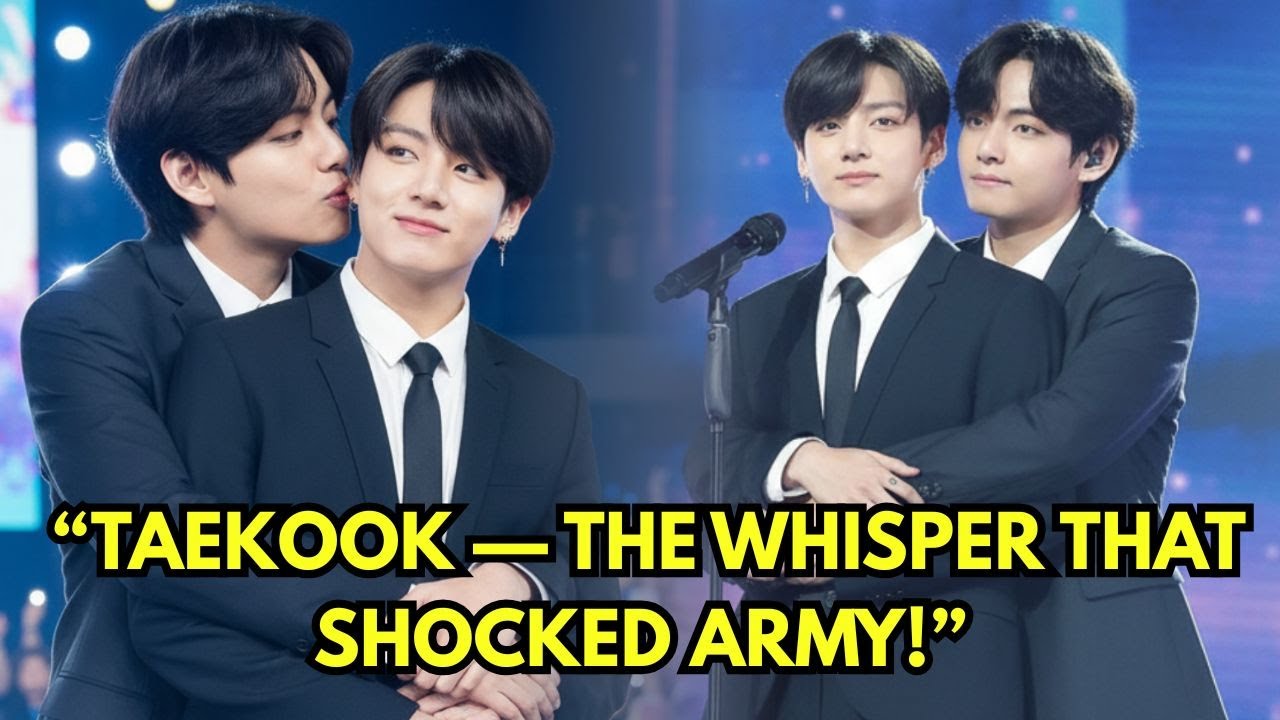 An Unexpected Moment on the Final Stage: Taehyung Hugs Jungkook from Behind, His Whisper Causes ARMY