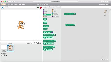 Change Pen Size & Set Pen Size Scratch Pen Block Dark Green
