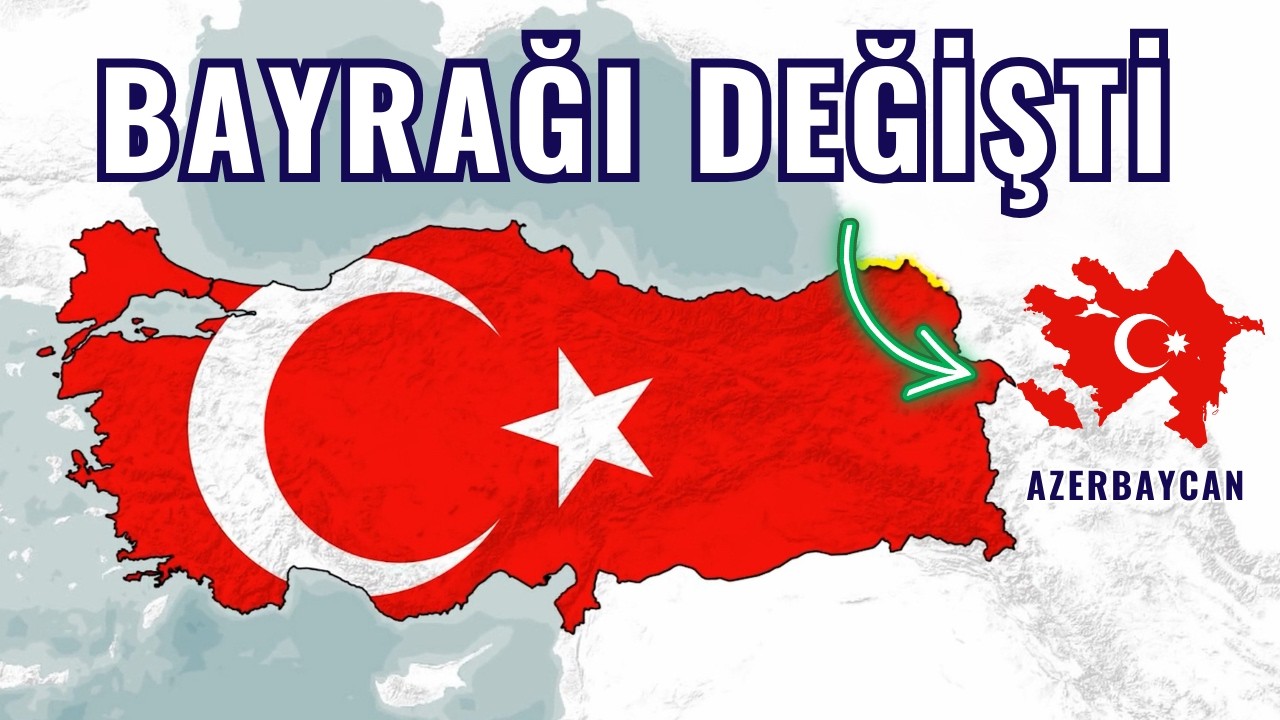 Azerbaycan bayrağı neden değişti? Türk bayrağına benziyordu!
