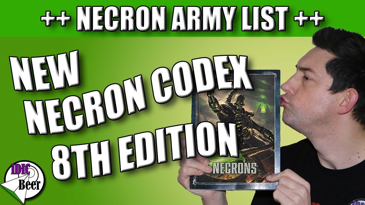 New Necron Codex 8th Edition - Necron Army List