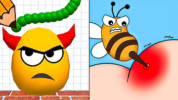 Help Me Tricky Puzzle vs Draw to Smash - All Levels Gameplay Android, iOS