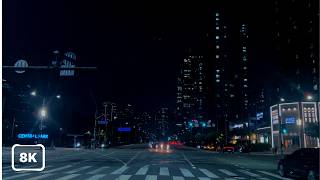 Relaxing Night Drive in Seoul / 8K 60fps HDR / Soft Lofi Beats screenshot 4