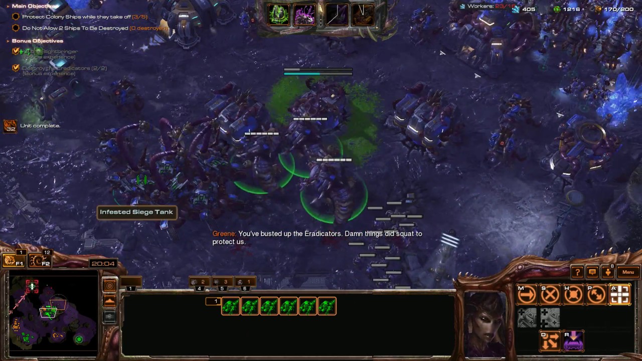 StarCraft 2 Co-op - Stukov Level 14.2 - YouTube