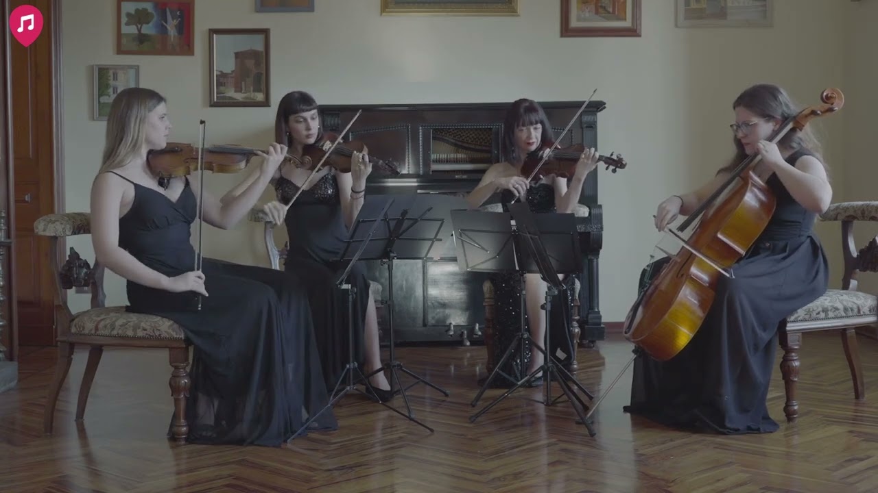 Luxury String Quartet in Italy for weddings & events - Strings in Turin